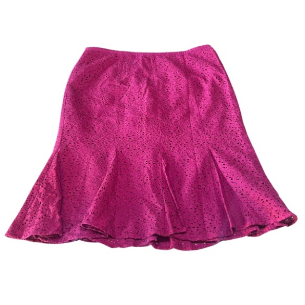 Jones Wear Vibrant Pink A-Line Skirt